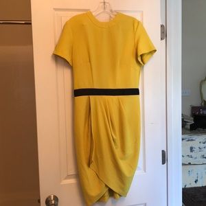 Asos Chartreuse dress